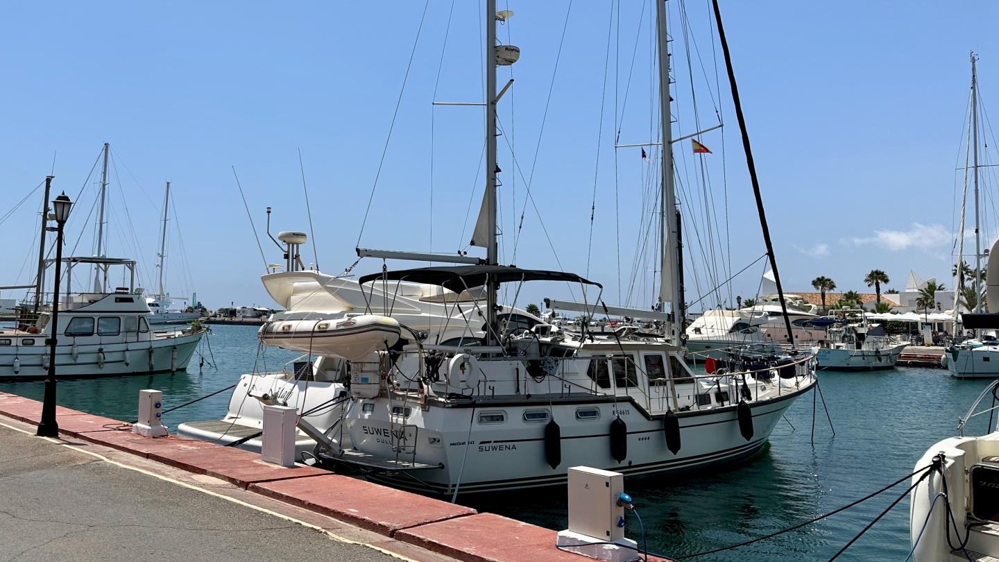 Suwena in the marina of Almerimar, Andalusia, Spain