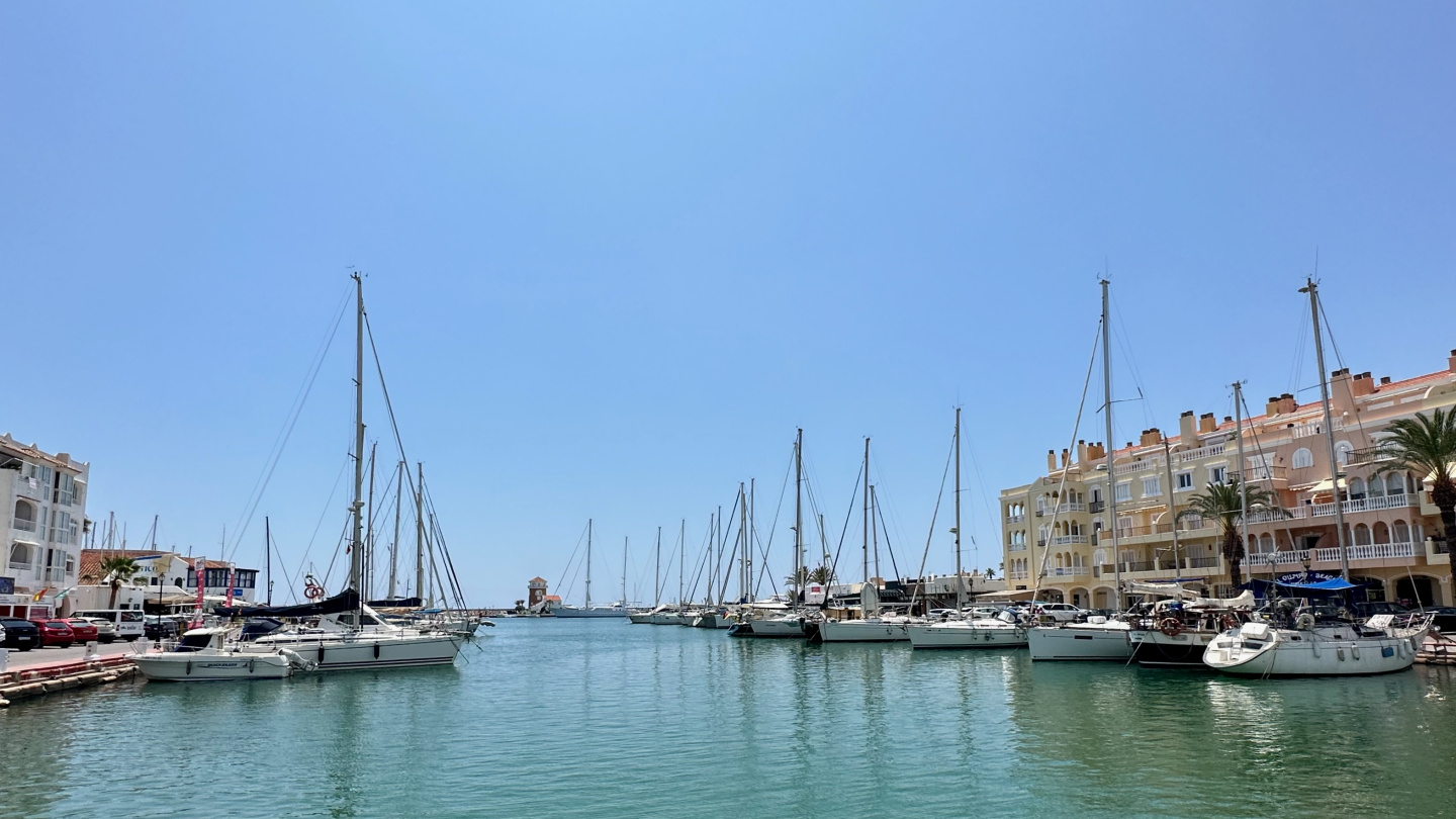 The marina of Almerimar, Andalusia, Spain