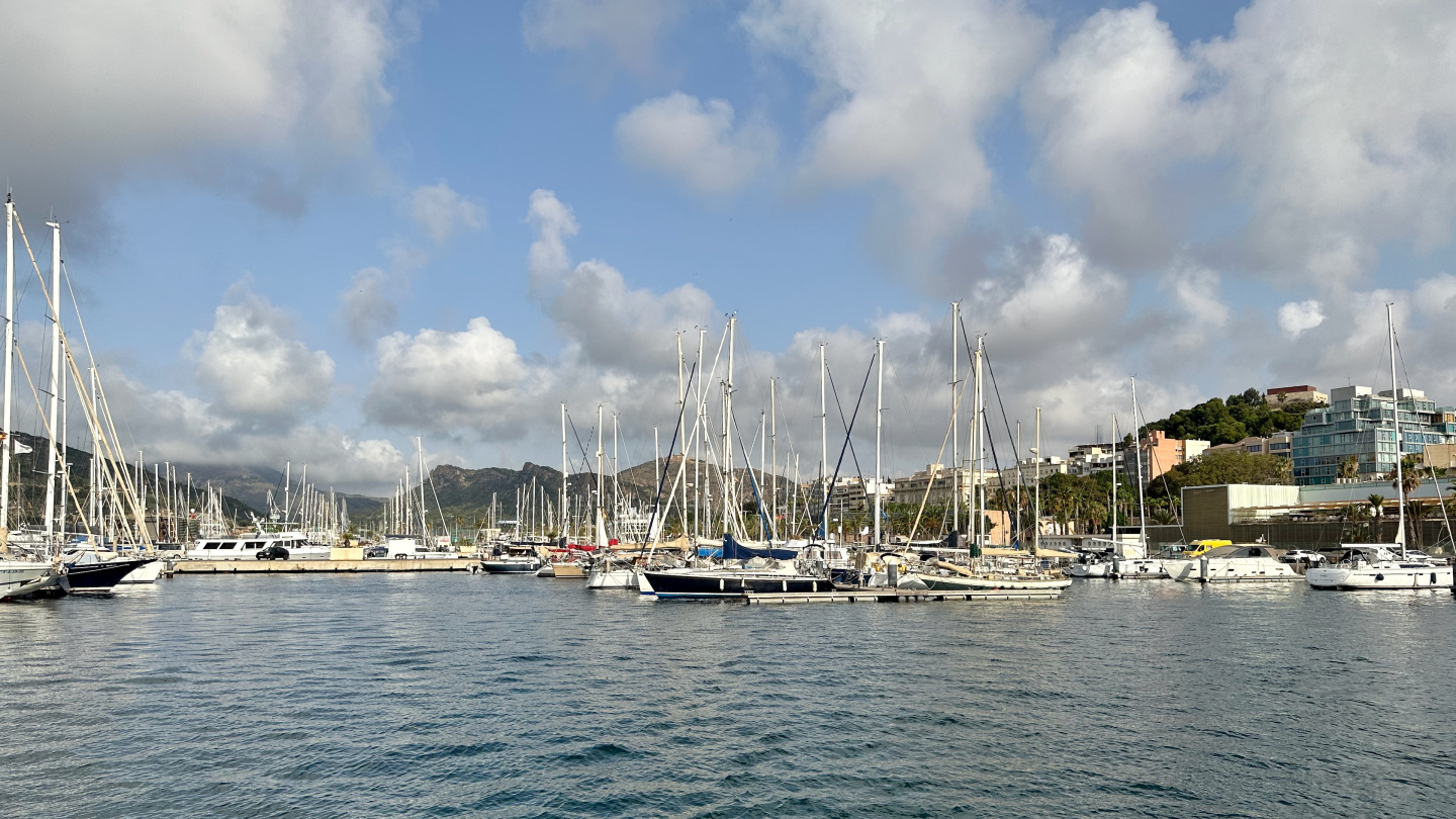 Yacht Port Cartagena marina, Espanja