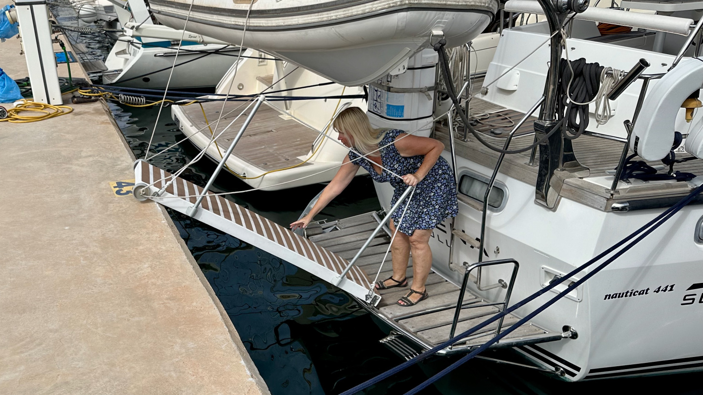 The high docks of Marina Salinas, Torrevieja, Spain